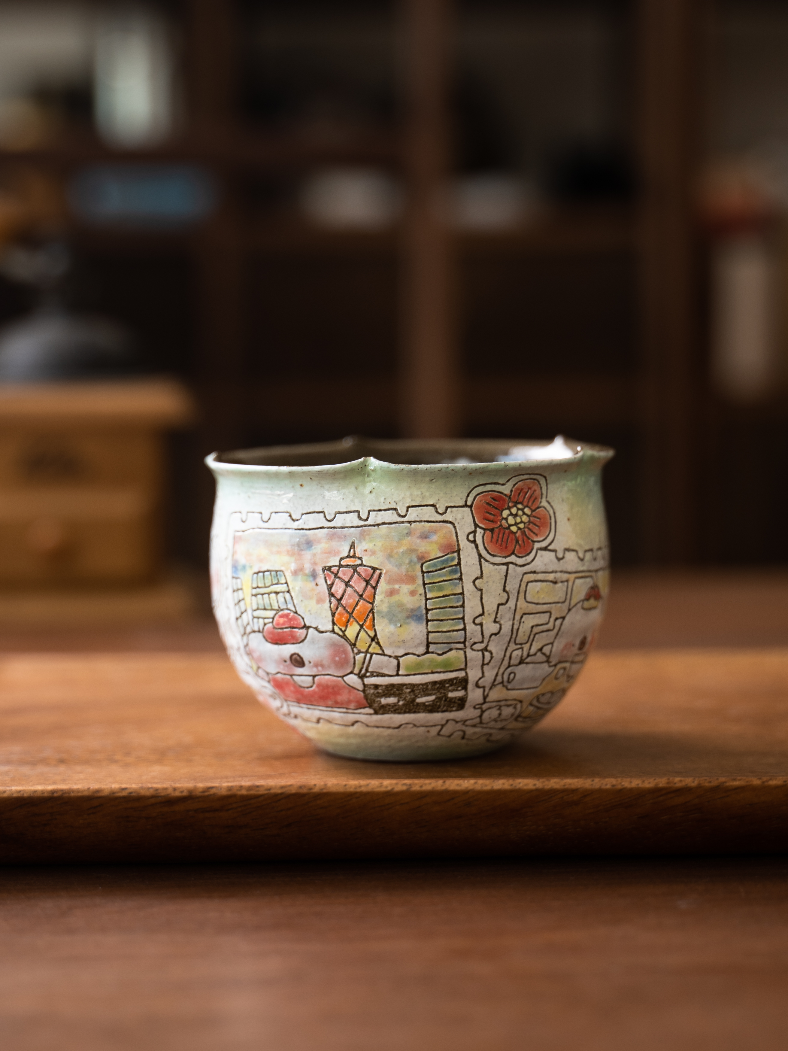 小憨 | 考拉蒸包子拼图风景画花口蛋杯