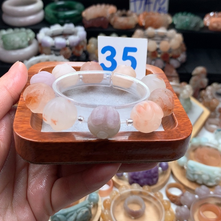 石英质玉手链未镶嵌