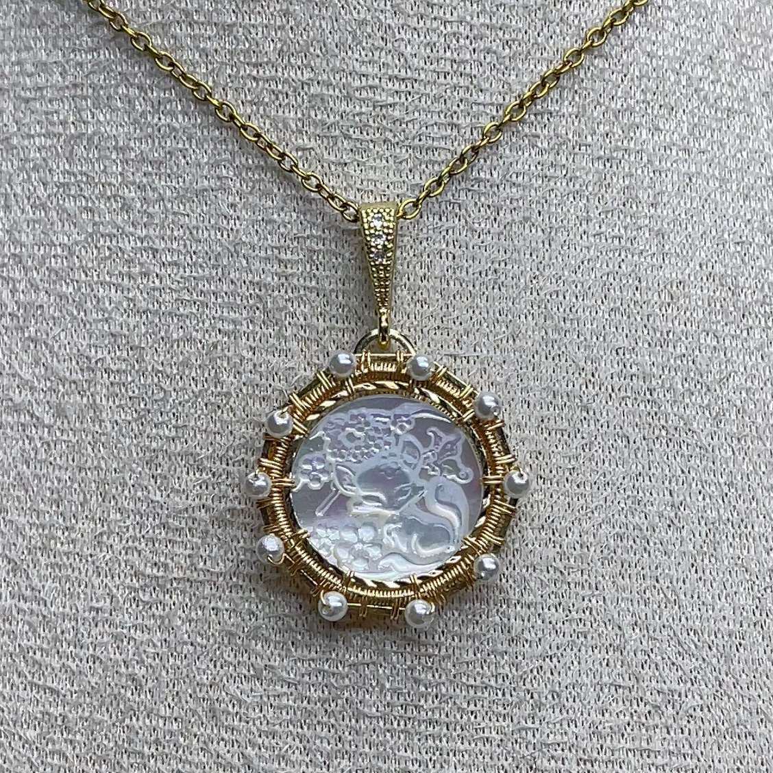 铜合金贝壳吊坠 贝雕手工精美吊坠3/1上新