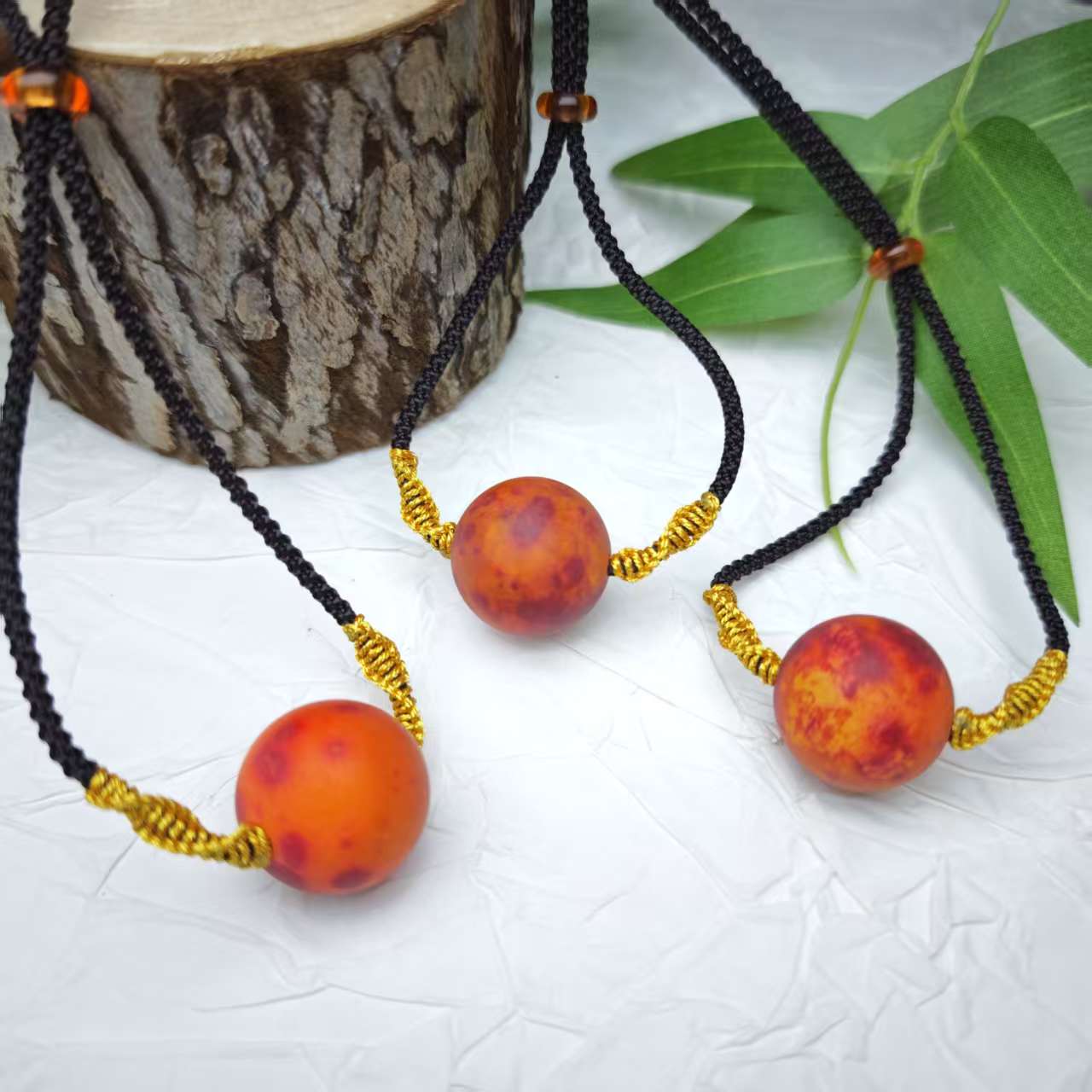 高定珠宝轻奢时尚款龙血果玛瑙吊坠-多样性发其一-y2322