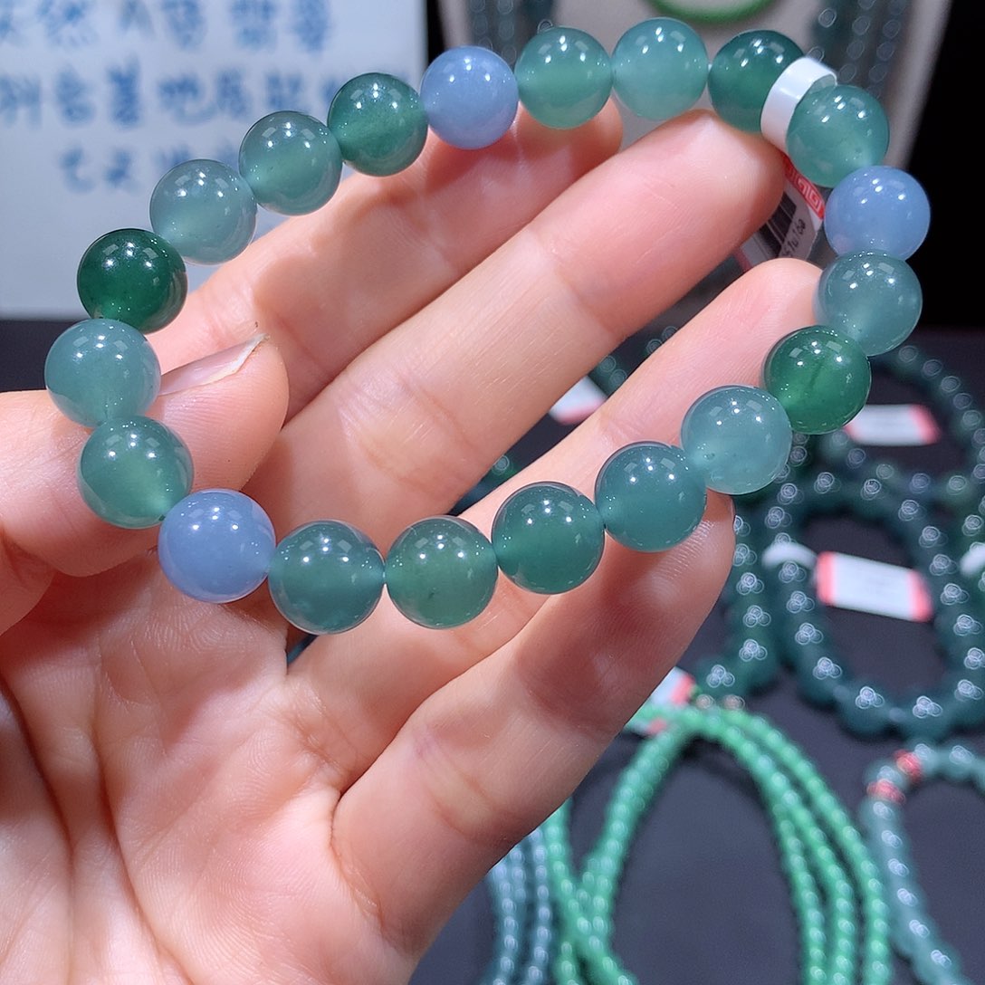 未镶嵌手串翡翠正品天然翡翠A货手串手链