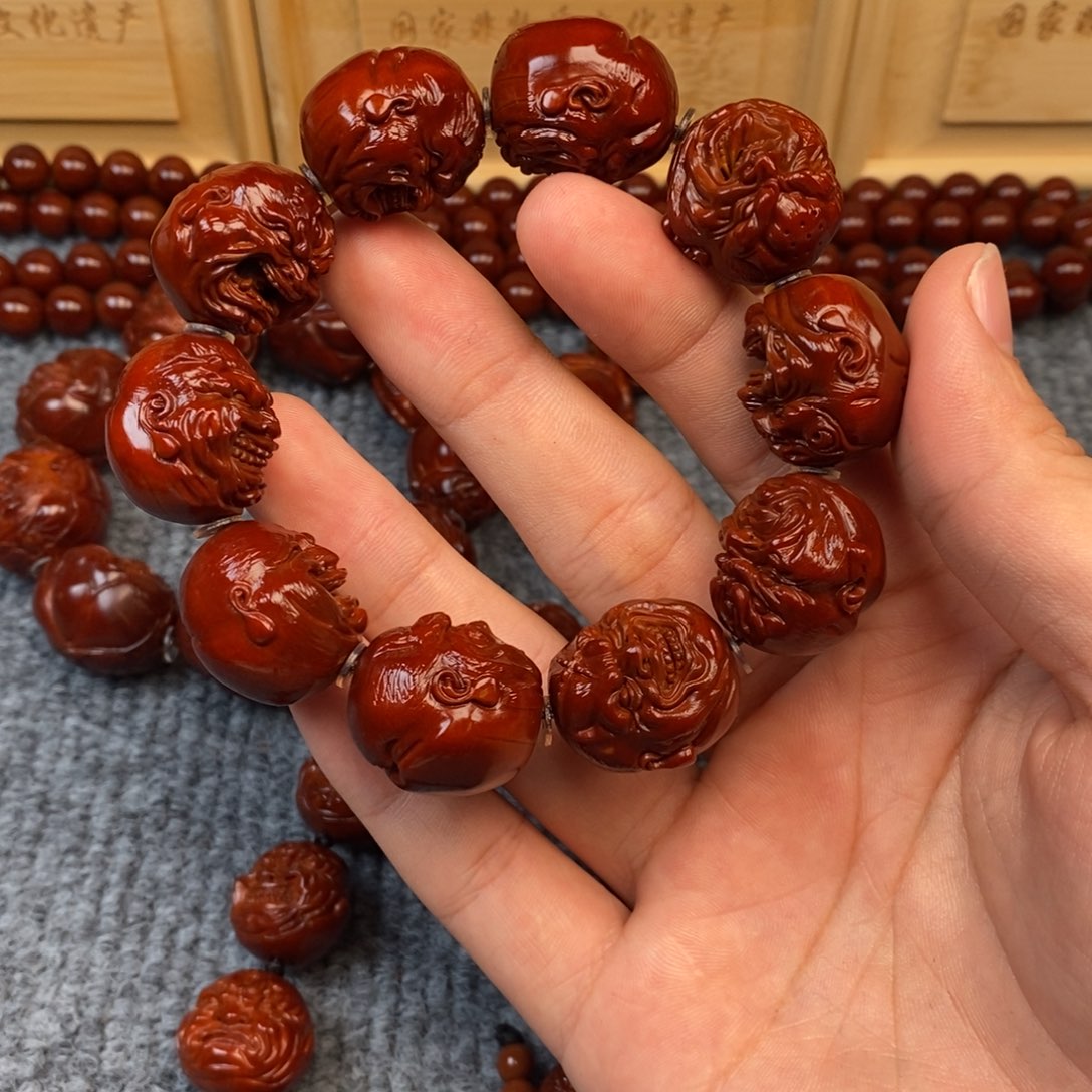 石****橄榄核手串/手链恶僧恶僧