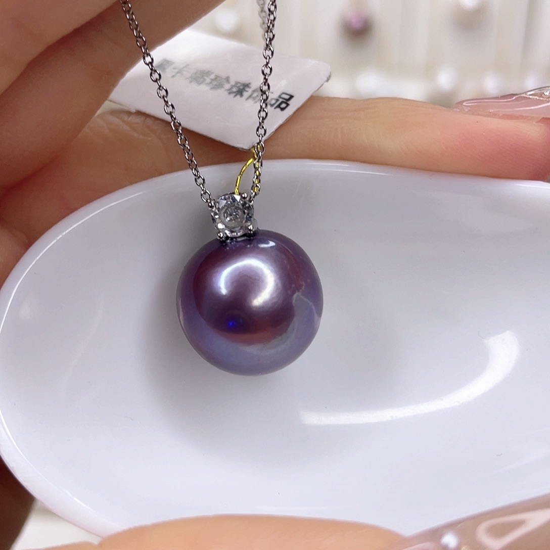 淡水珍珠未镶嵌吊坠(赠链)