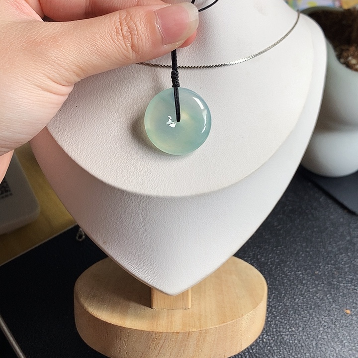 翡翠未镶嵌吊坠(不含链)平安扣