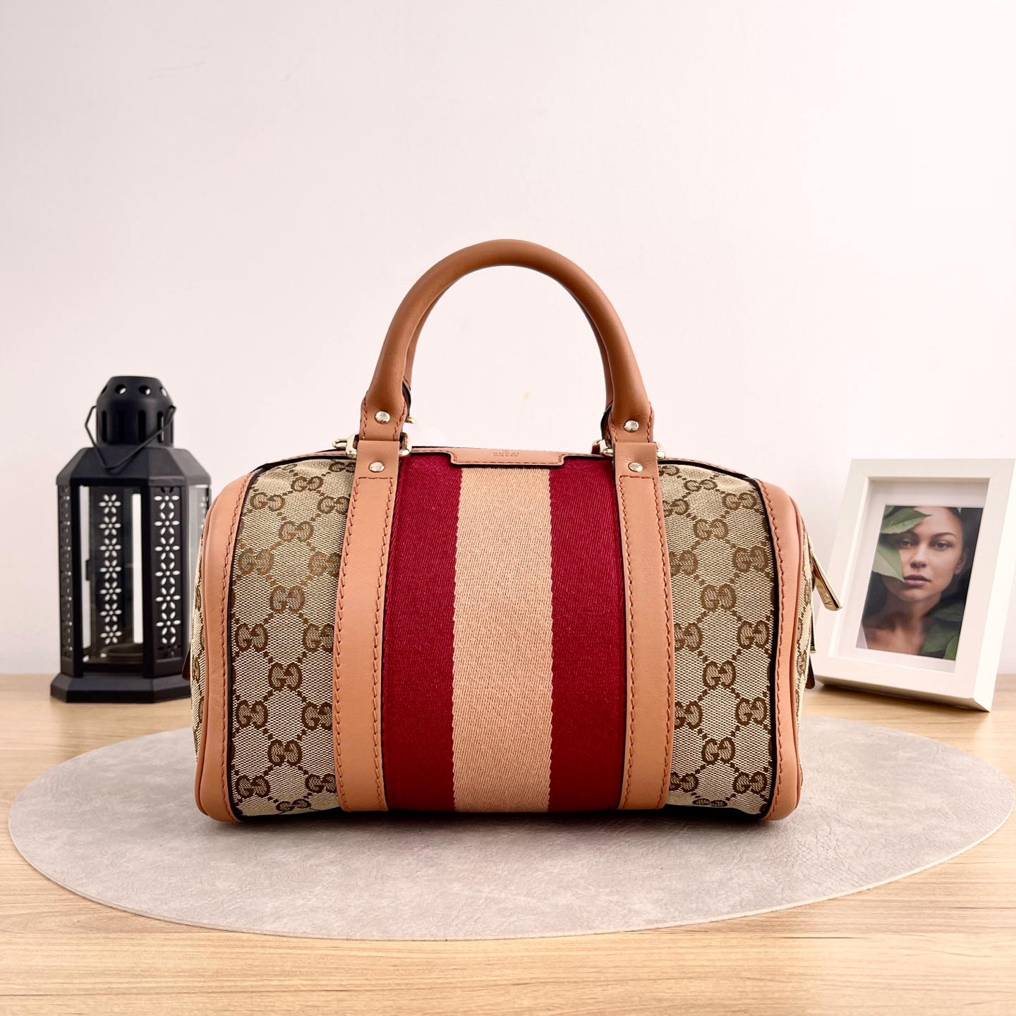 95新 GUCCI/古驰 【九筒奢品】波士顿  /单肩包/2675