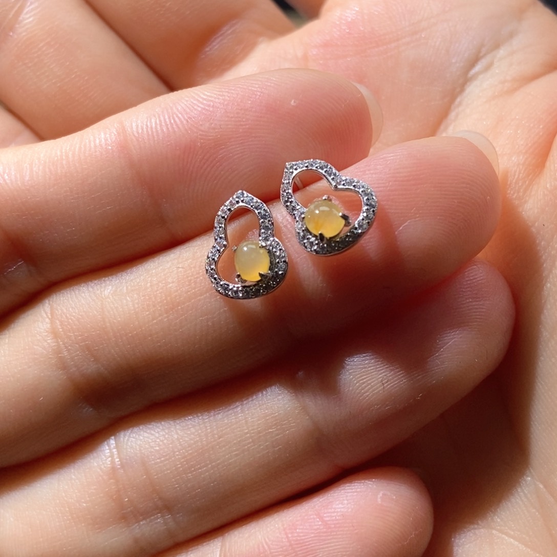 翡翠颈饰银S925镶嵌翡翠