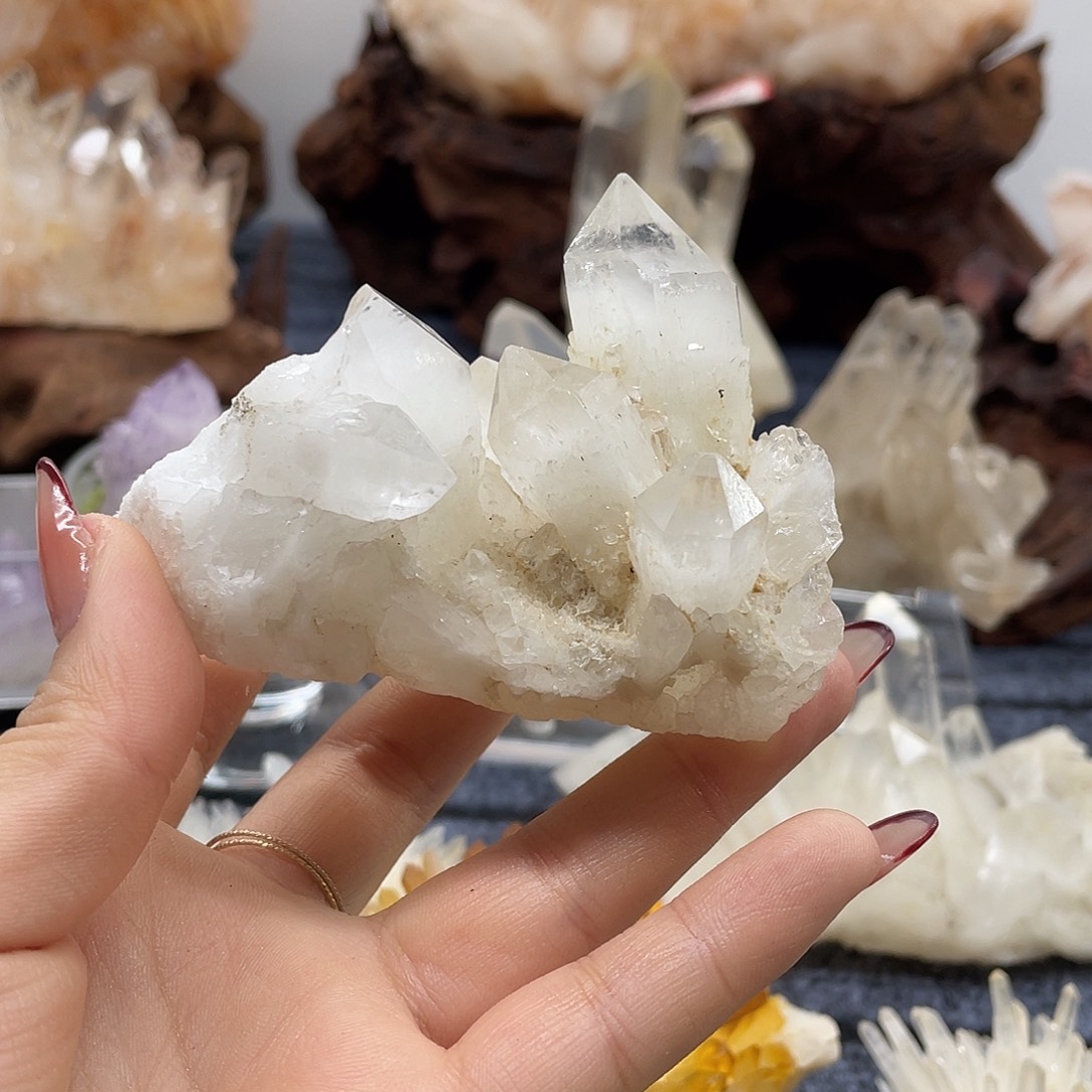 西***营珠宝半成品银S925镶嵌水晶