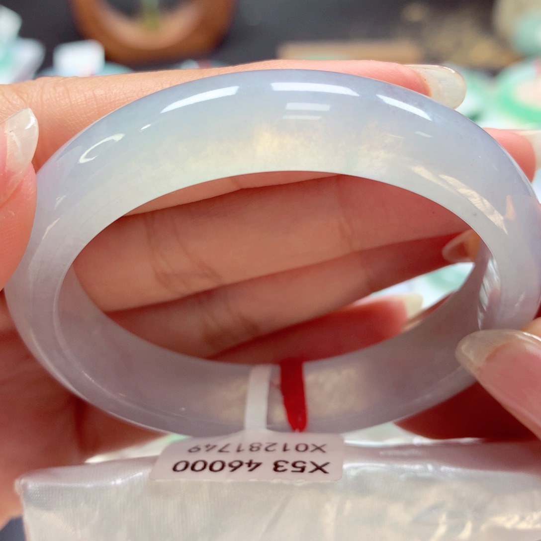 翡翠手镯未镶嵌53贵妃（26）14号