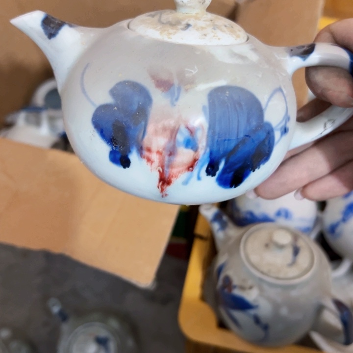 景德镇陶瓷高温瓷手绘画片随机同**气