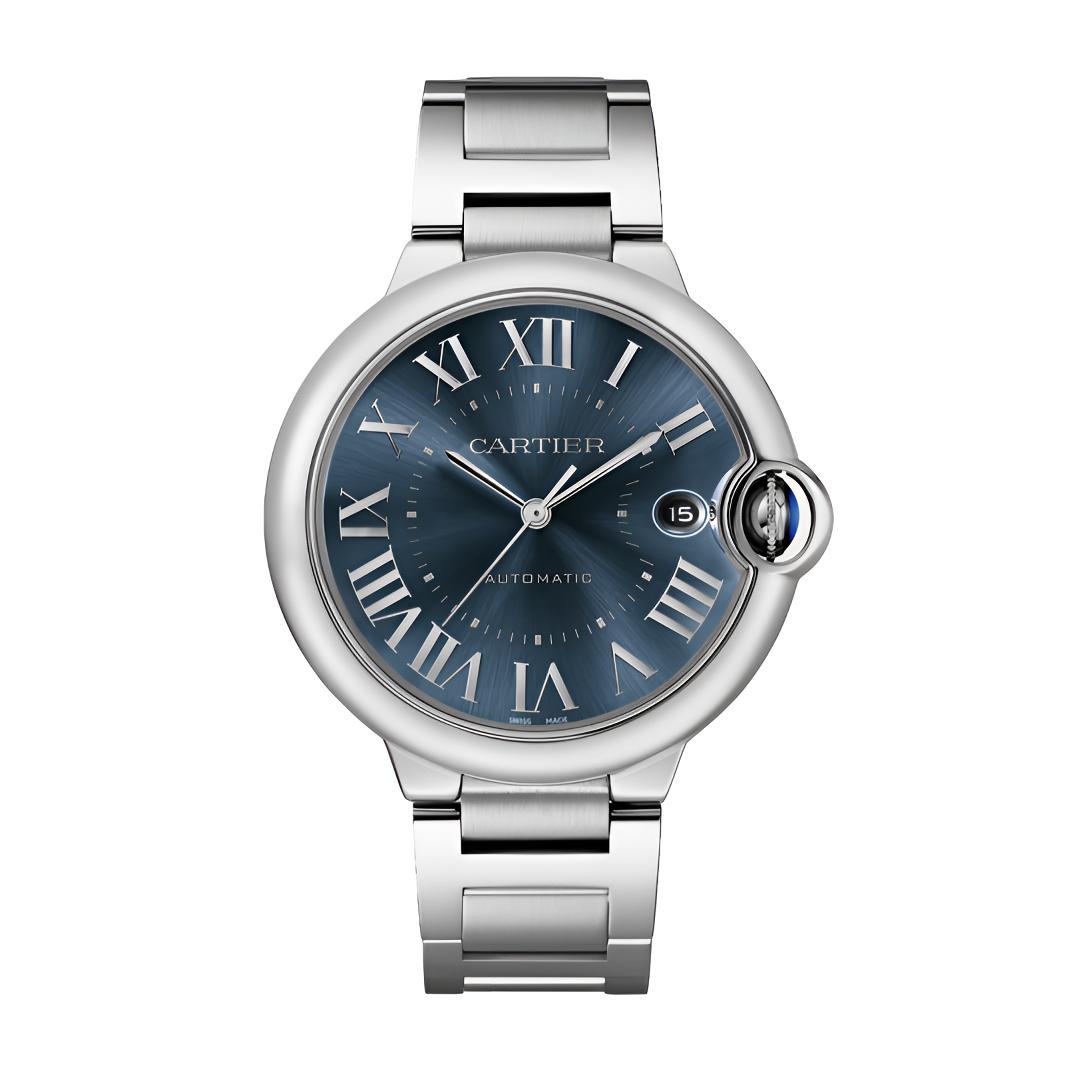 99新 Cartier/卡地亚 蓝气球/冰蓝盘/40mm/WSBB0061/钢带男款手表