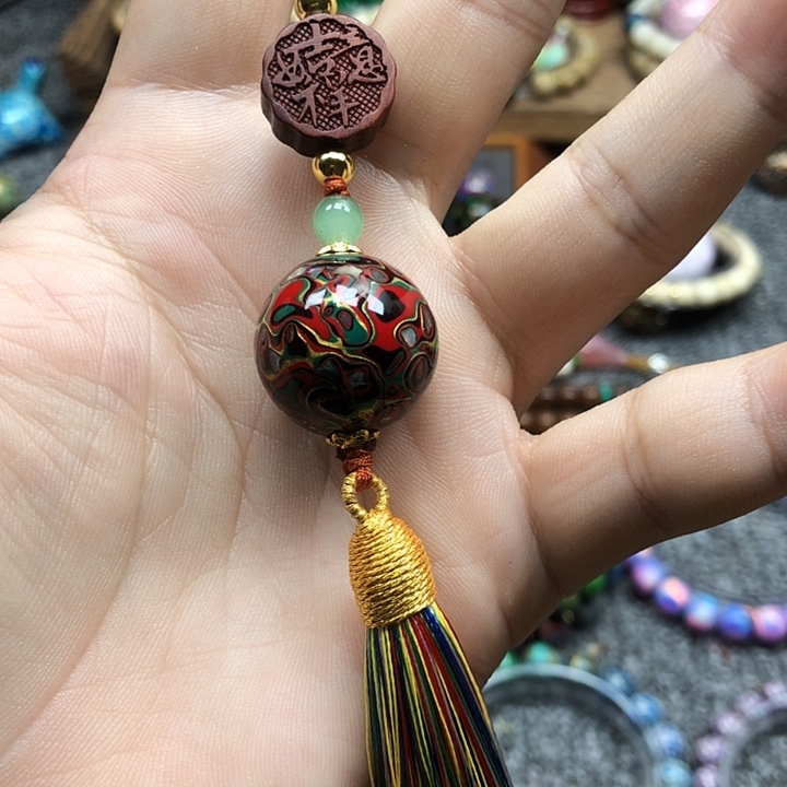 大漆挂件吊坠项链