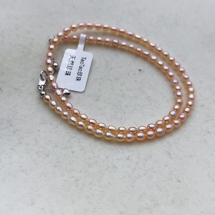 合金淡水珍珠颈饰