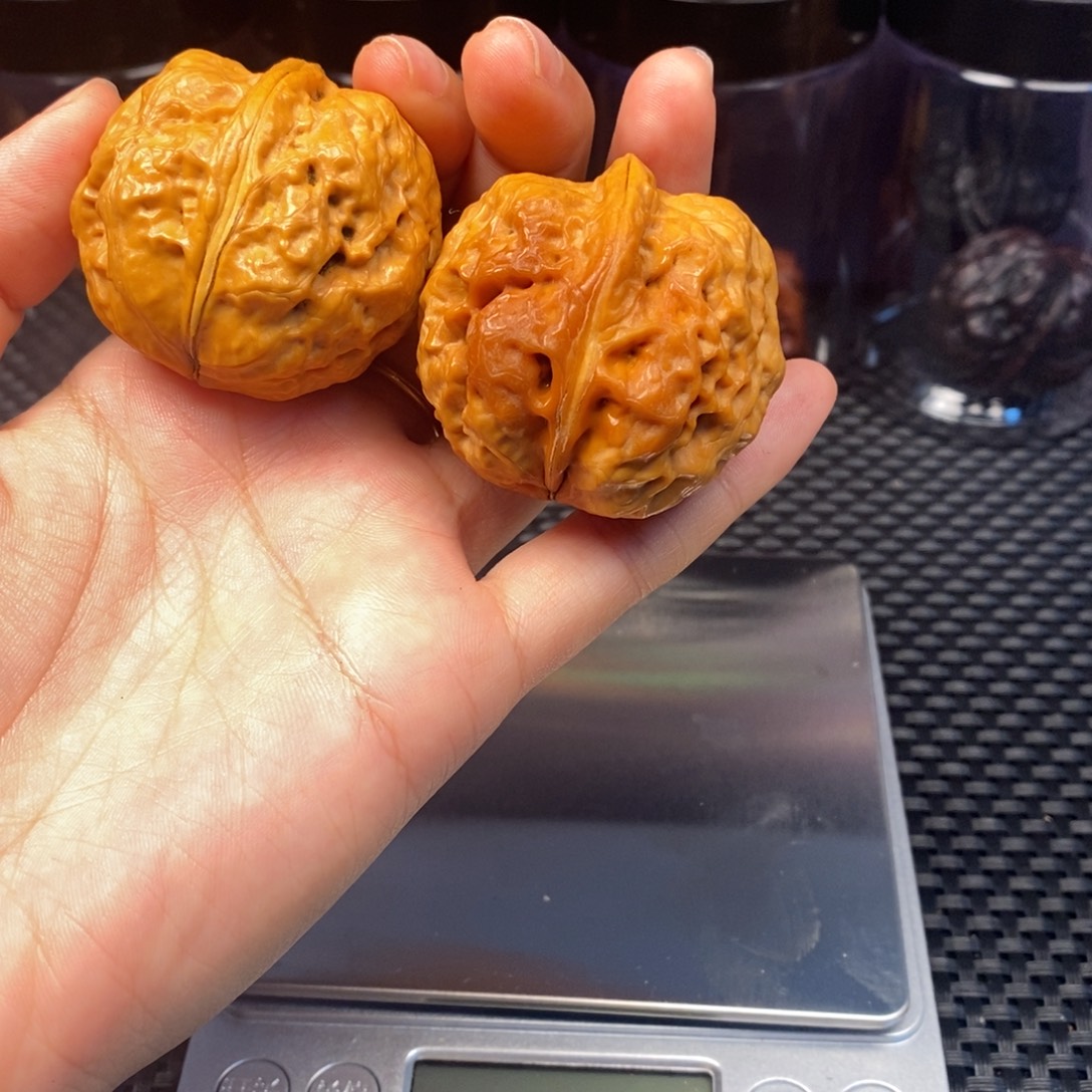 文玩核桃把件粗筋卧龙43