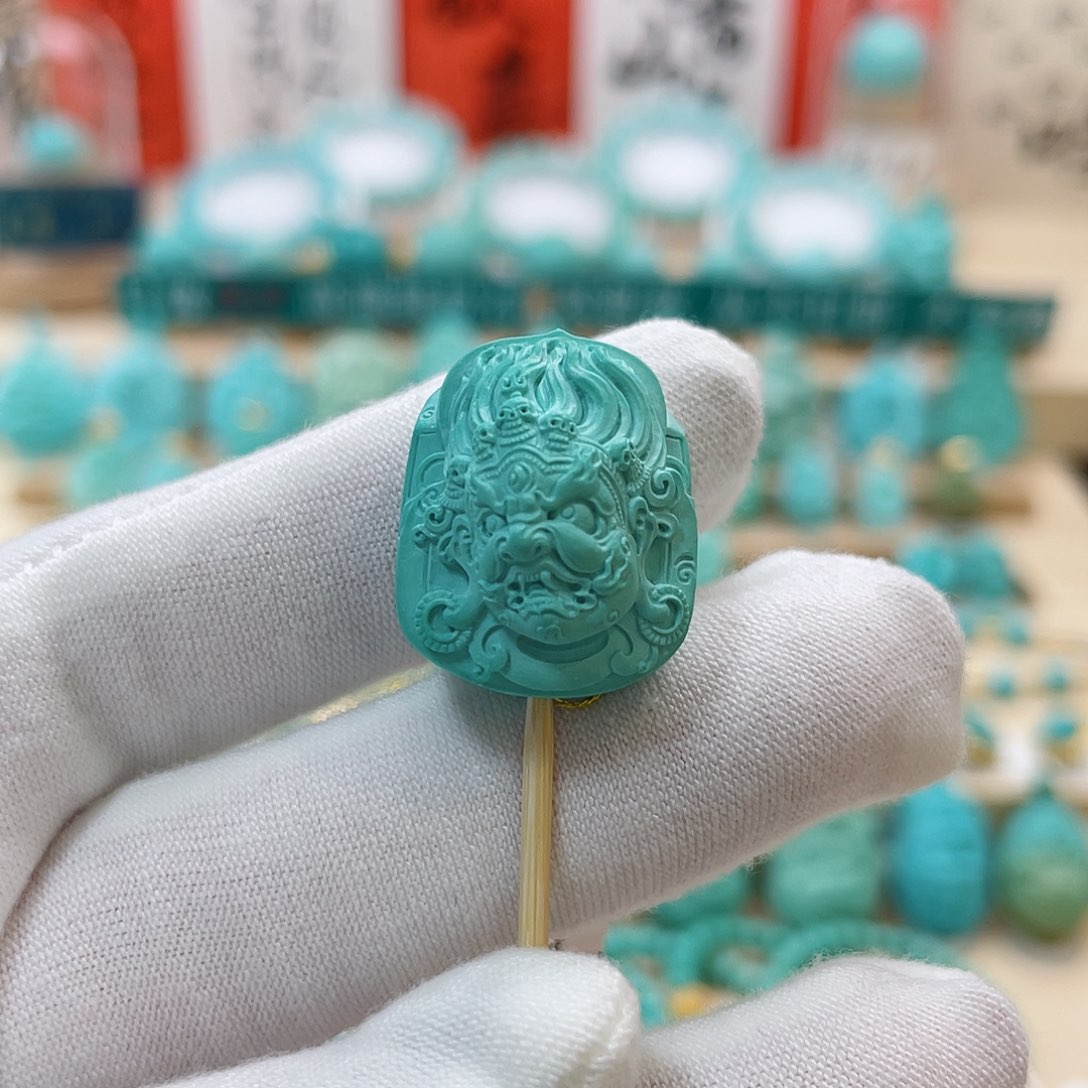 绿松石珠宝奇石未镶嵌