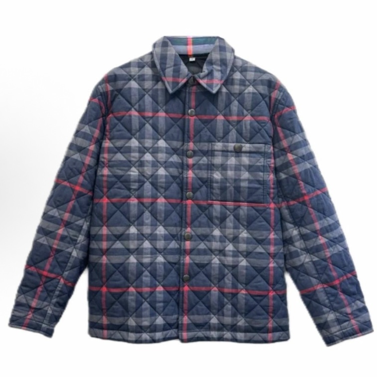 未使用 BURBERRY/博柏利 经典格纹百搭长袖衬衫棉服