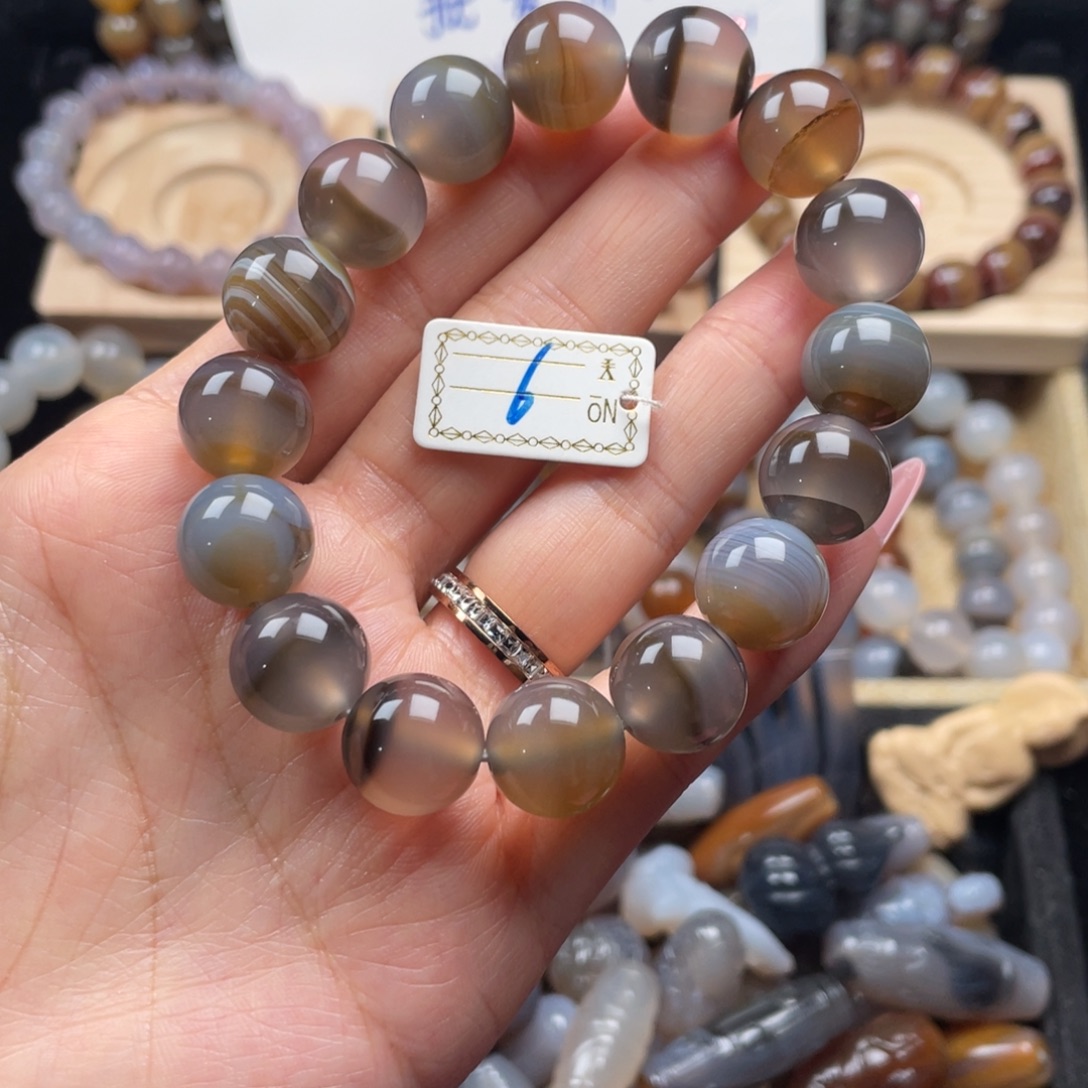 玛瑙/玉髓未镶嵌手链