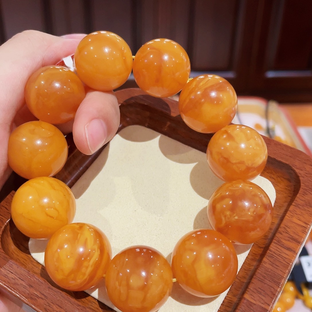 蜜蜡手链未镶嵌手串