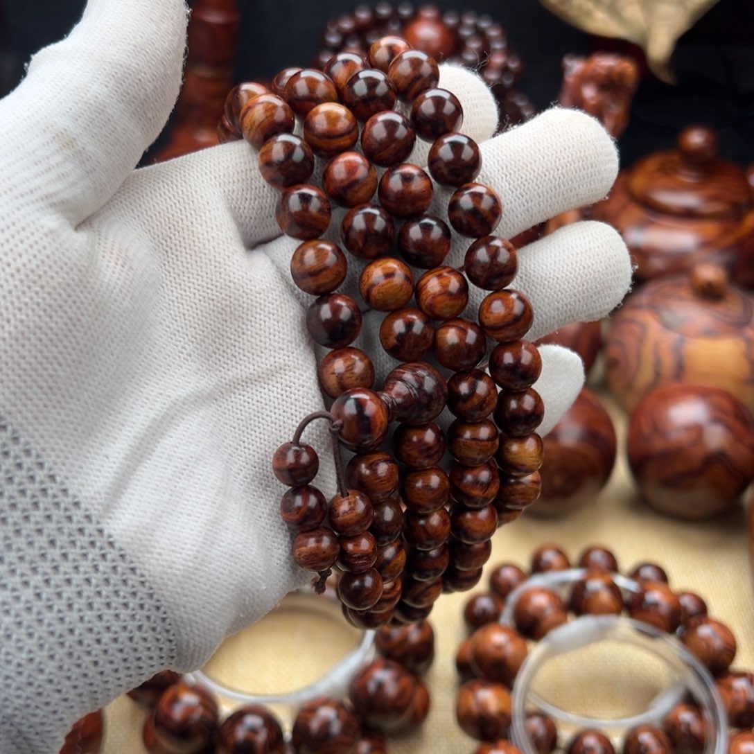 许***华手串/手链黄花梨/降香黄檀