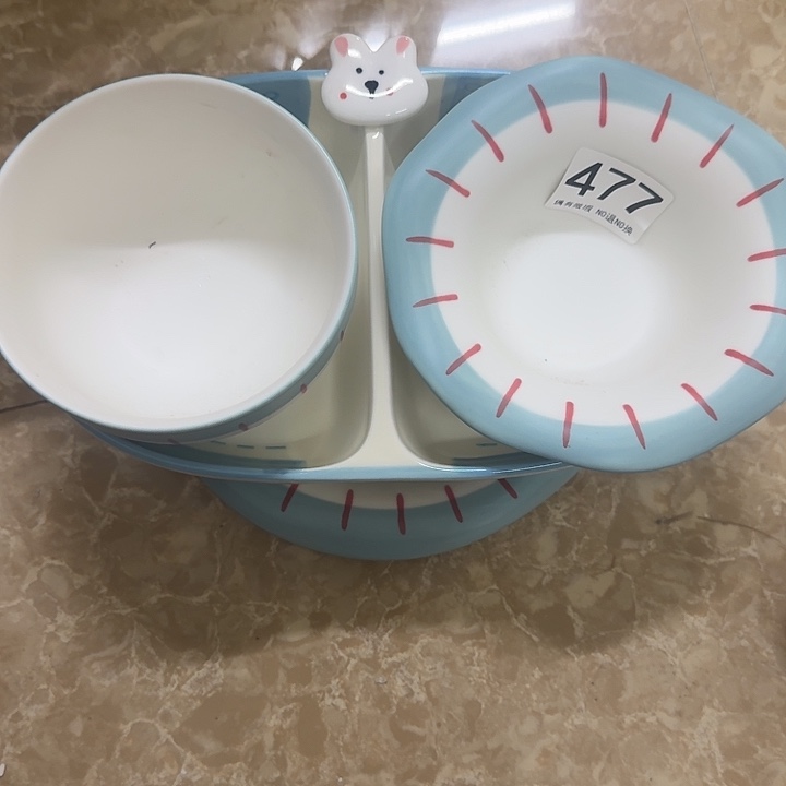 塑料陶瓷碗477三个线条