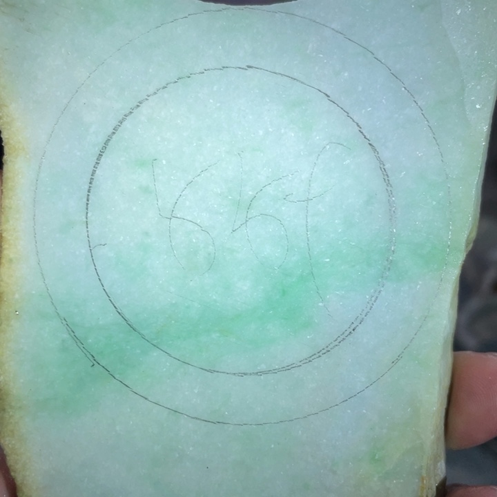 翡翠未镶嵌挂件K缅甸天然翡翠片料