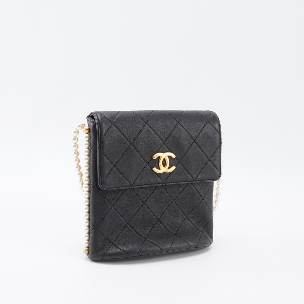 95新 Chanel/香奈儿 【总仓一口价】cf珍珠链条链条包/BGK302440019