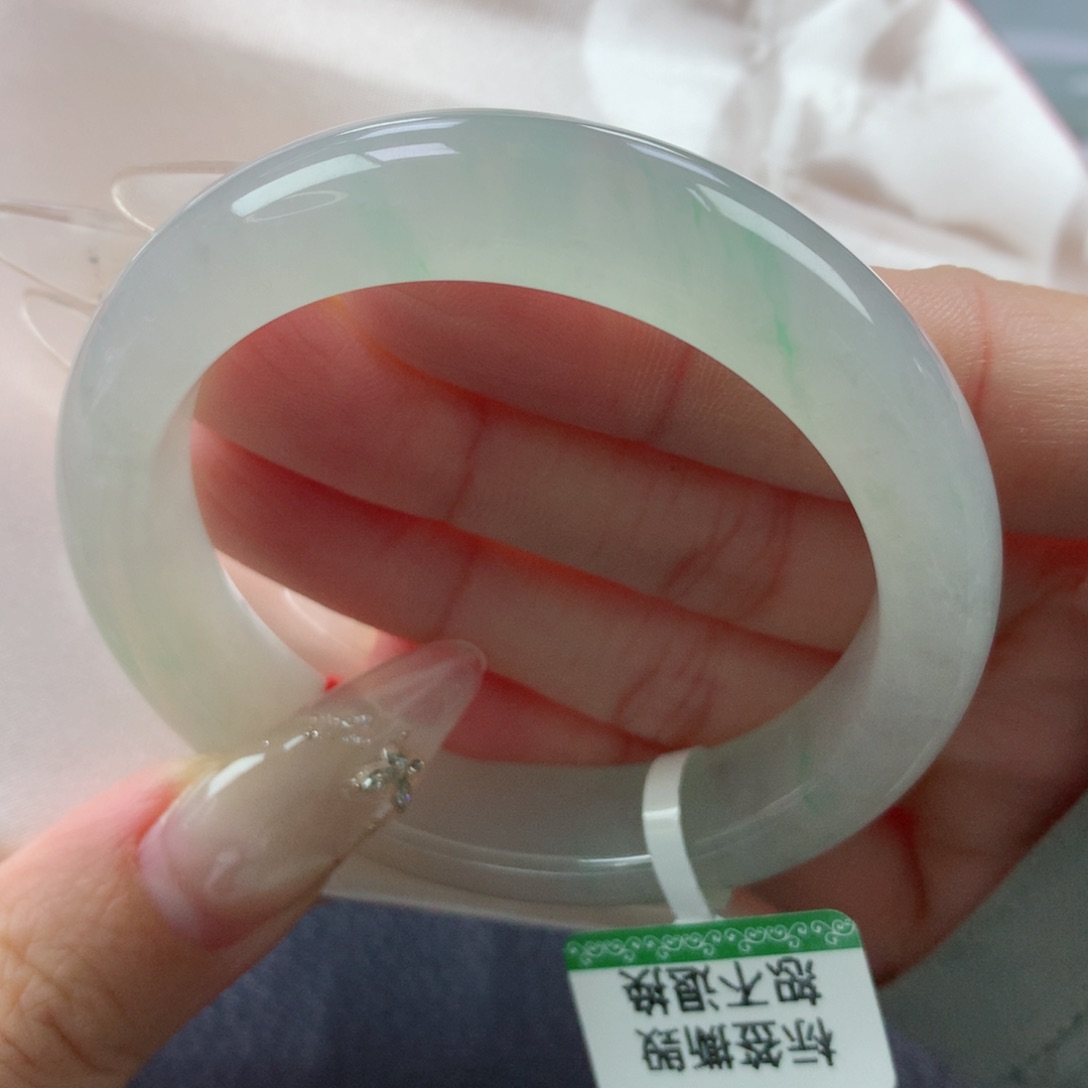 未镶嵌手镯翡翠缅甸天然翡翠A货50.7