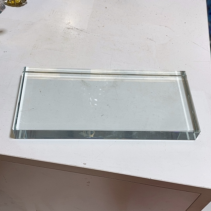 彩***条水晶底做高2厘米长19厘米