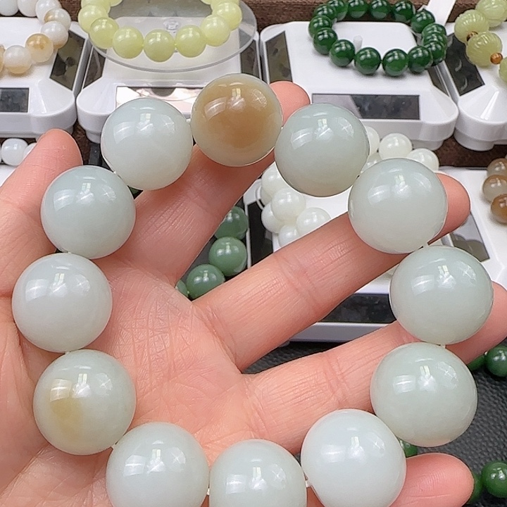 和田玉手串未镶嵌