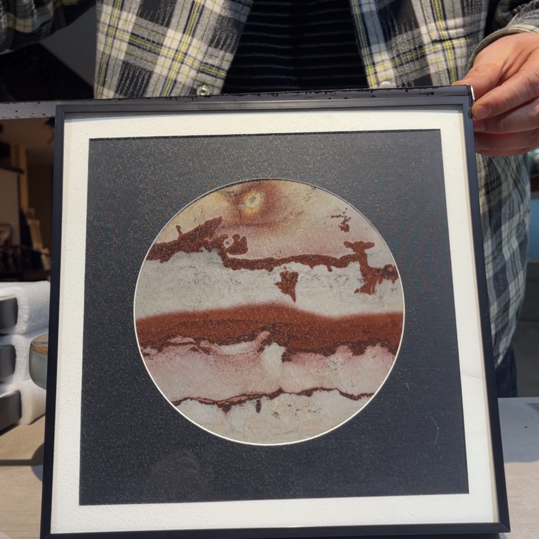 彩石28/28 三峡清江画面石 一路长虹