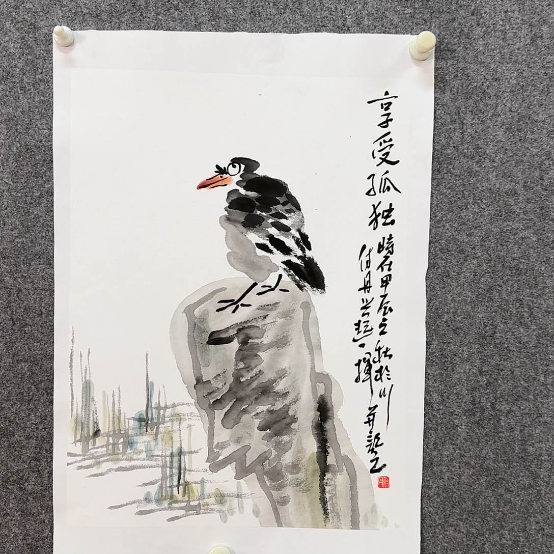 国画付丹老师手绘作品