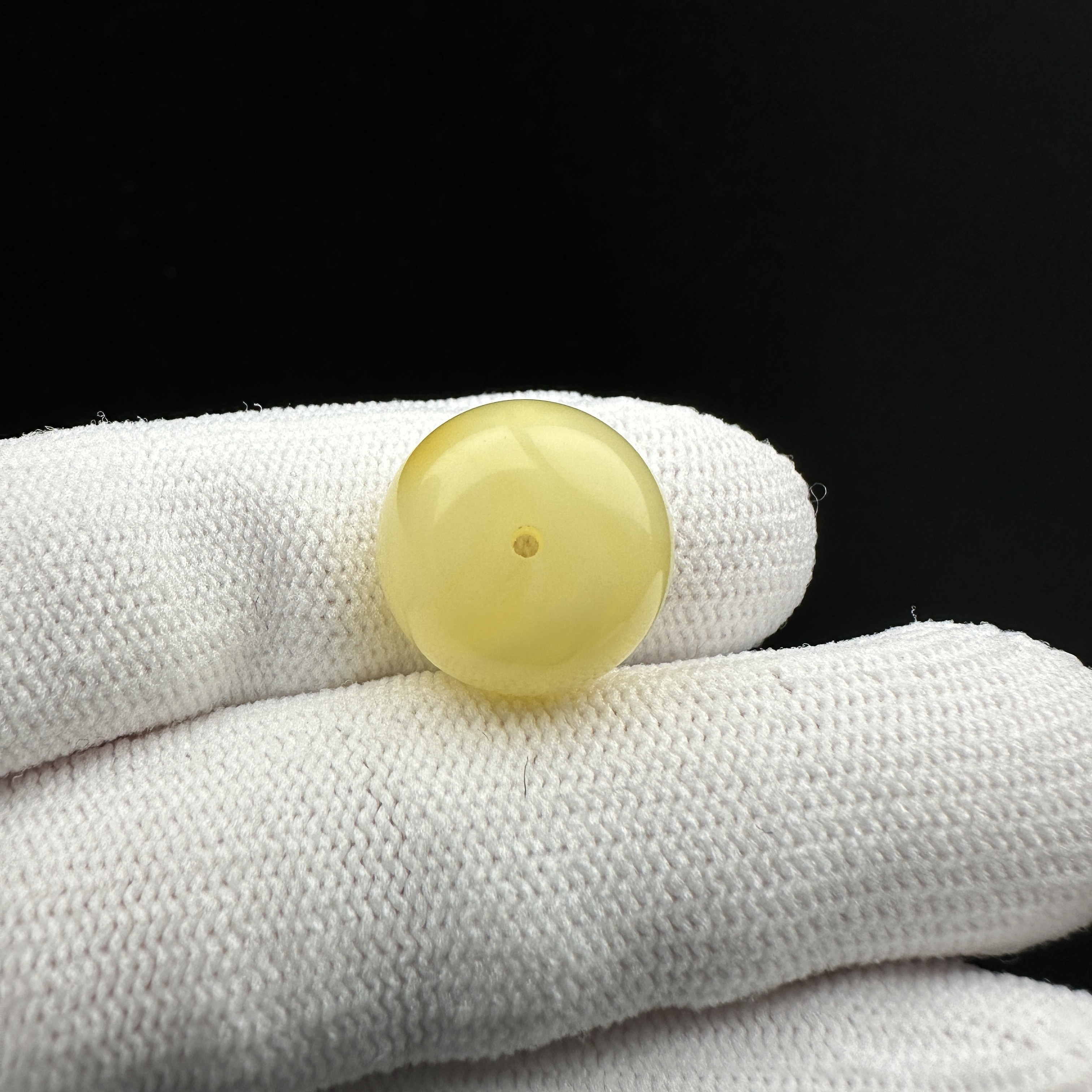 J2298天然蜜蜡飘花墩子 15*12.9mm一物一图 支持复检