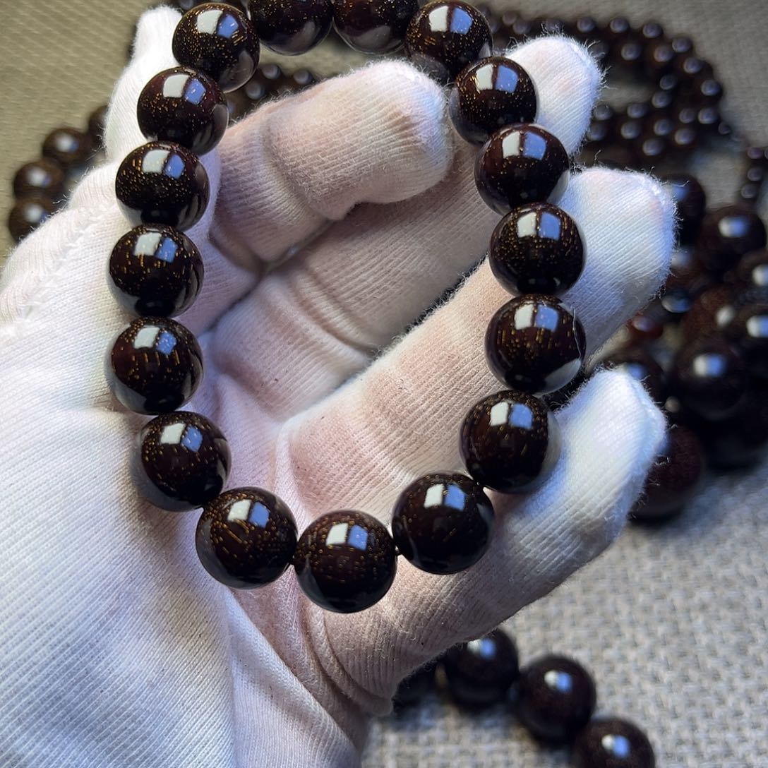 檀香紫檀（小叶紫檀）1.2 17颗满星