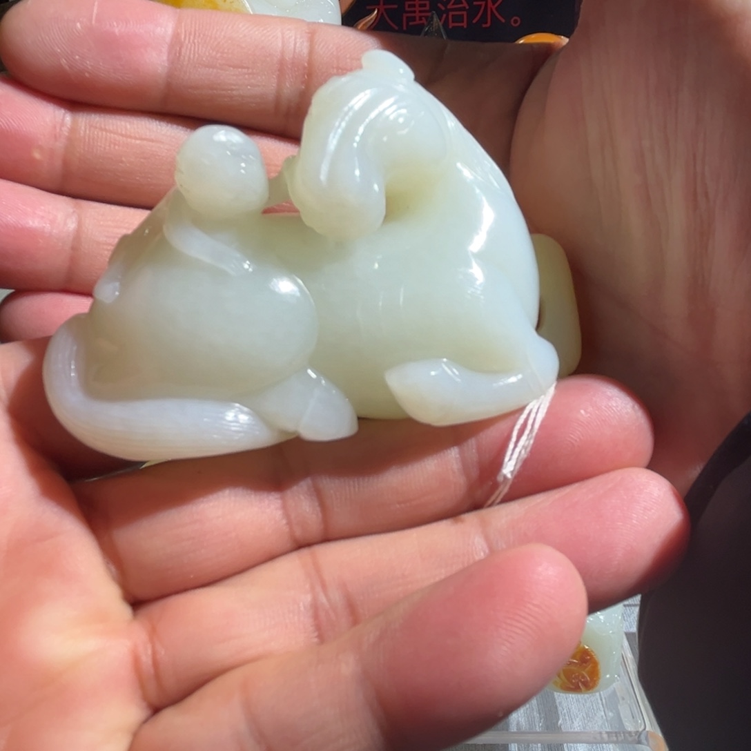 和田玉（青玉）未镶嵌把件