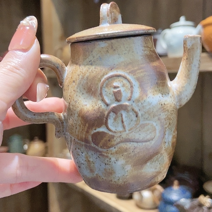 柴烧老岩泥高端茶器