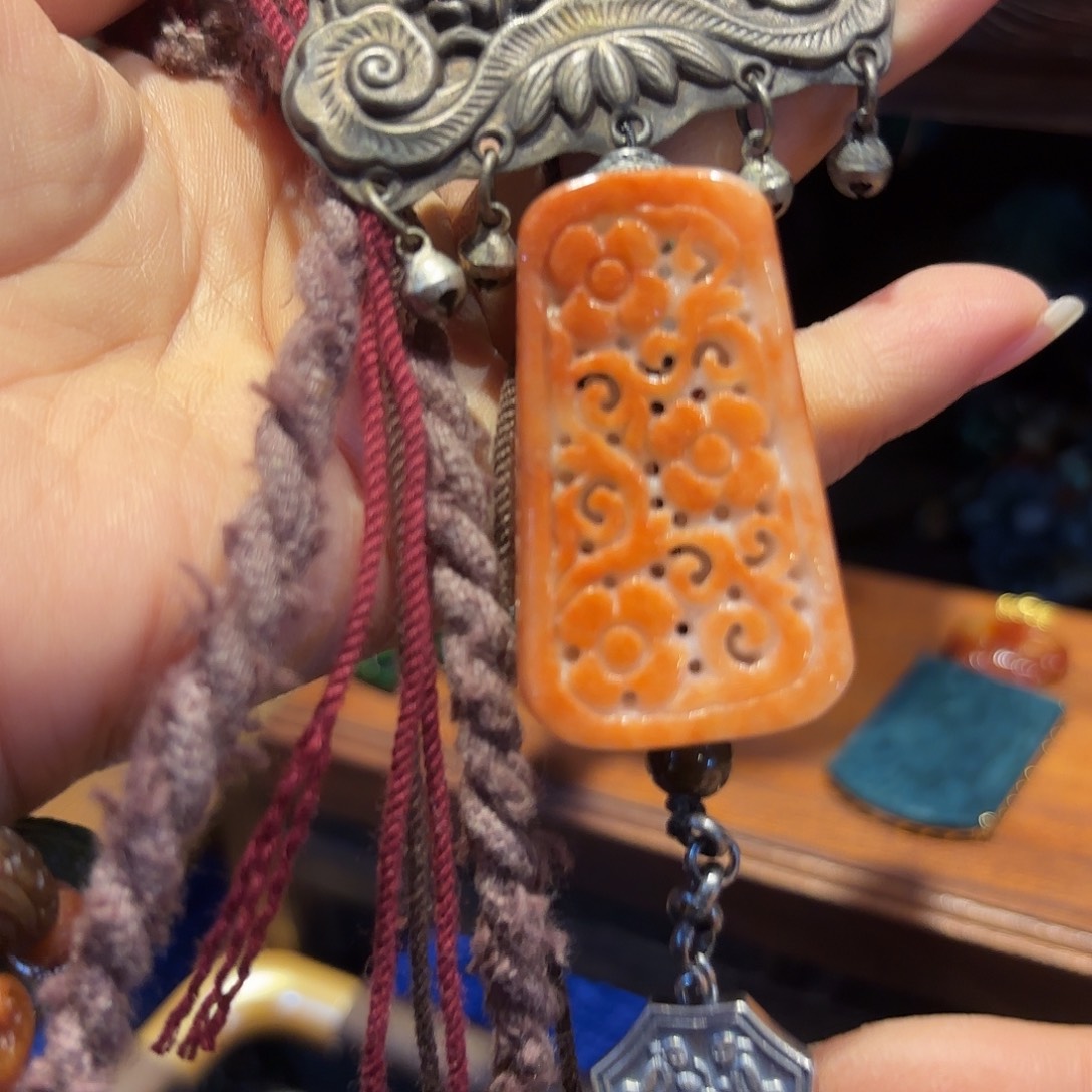 翡翠未镶嵌颈饰原创