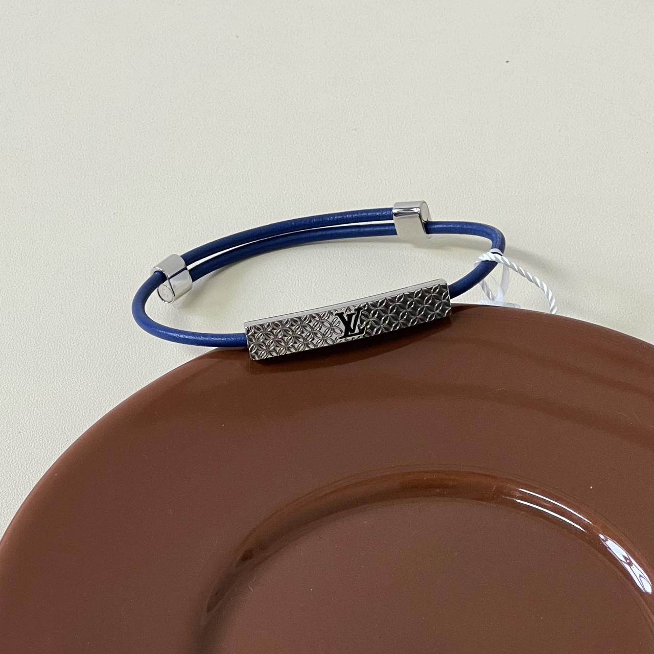 7016 LV银扣蓝环手镯 手镯/手链/手环