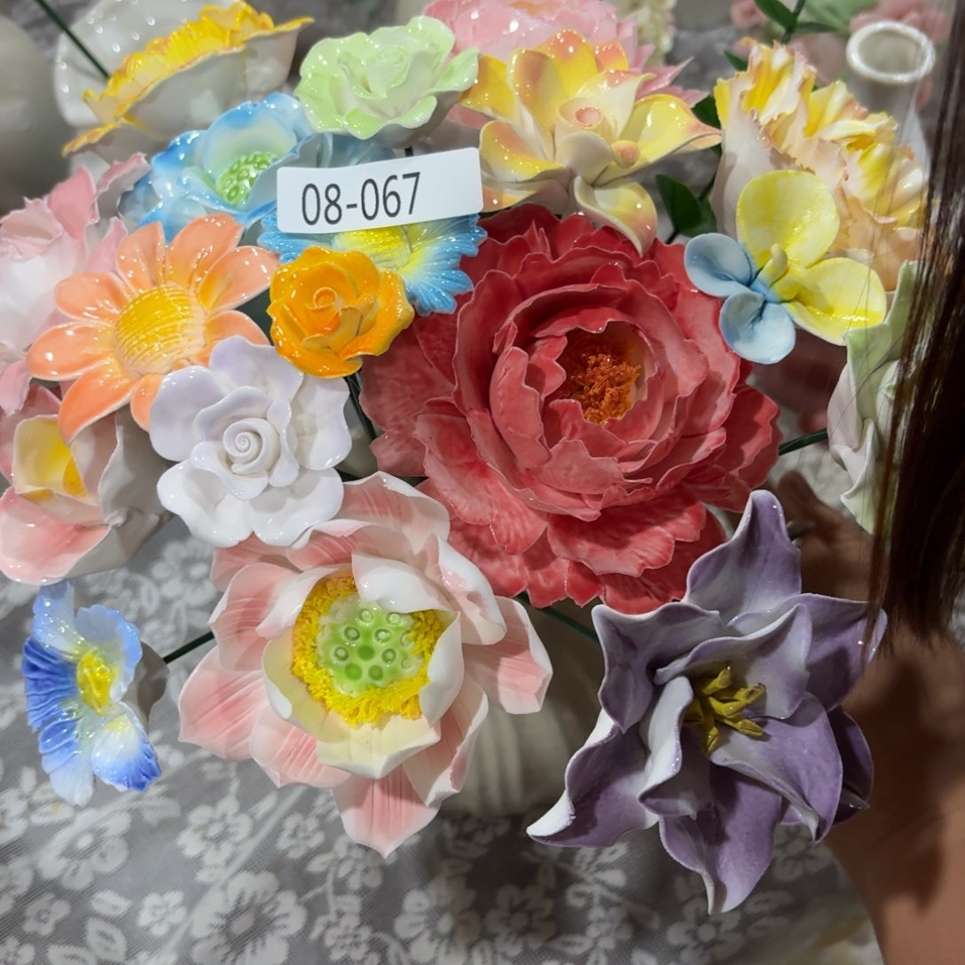 陶瓷花，拍满20发货，退款拉黑867