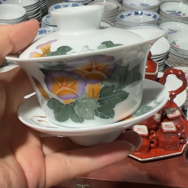 醴陵高温瓷手绘150毫升