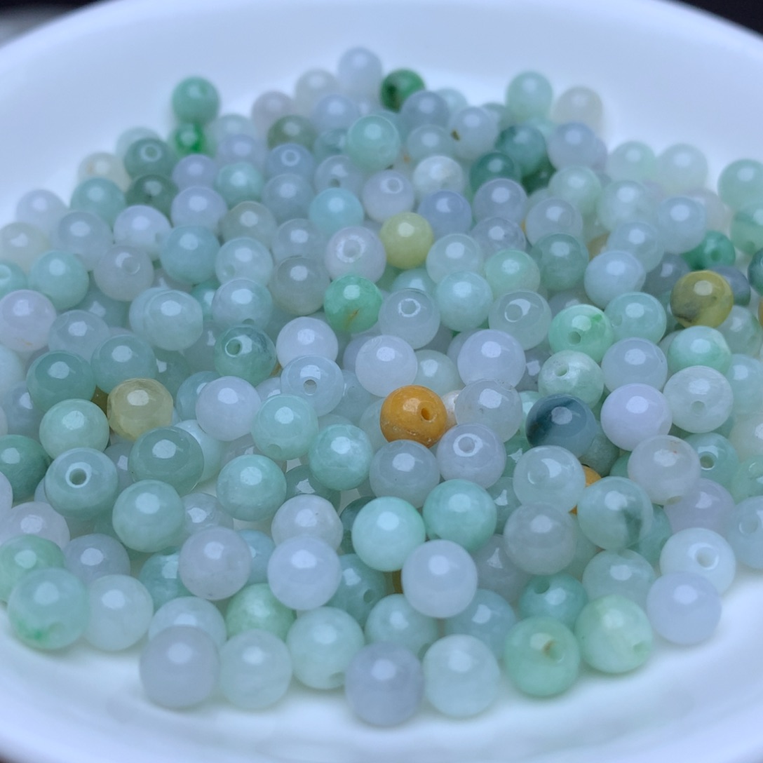 【闪购商品】翡翠手链未镶嵌卡5.3冰三彩50个