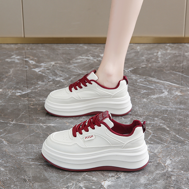 Ou Shi Yuan/欧诗媛秋冬厚底运动鞋休闲板鞋小白鞋 HB803