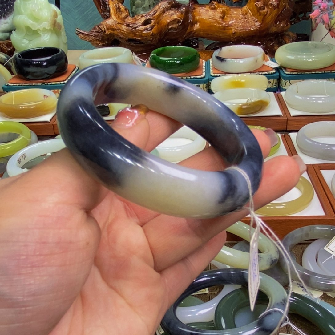 和田玉籽青花53.5未镶嵌꧁****꧂