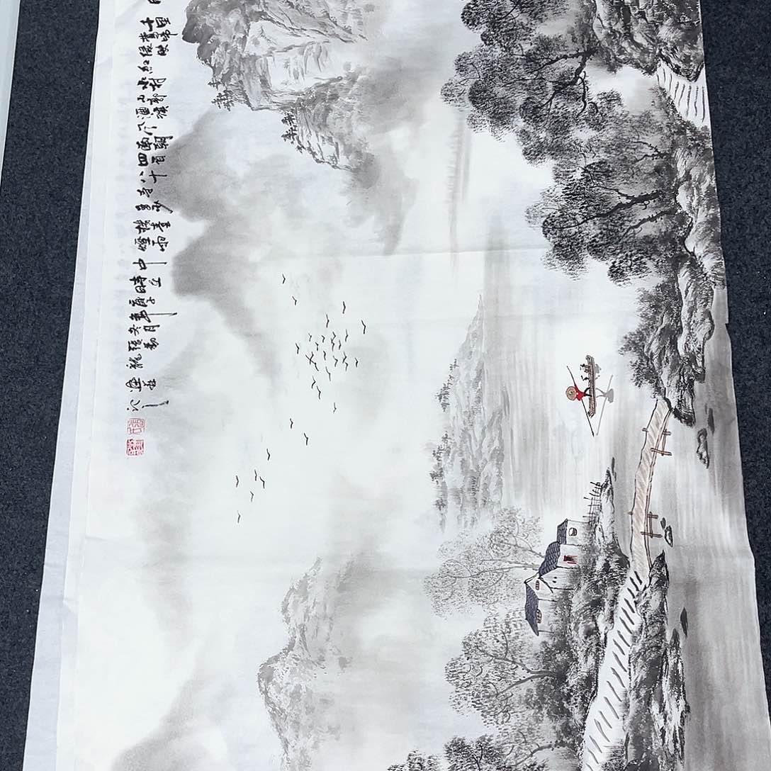 国画宣纸国画纯手绘作品