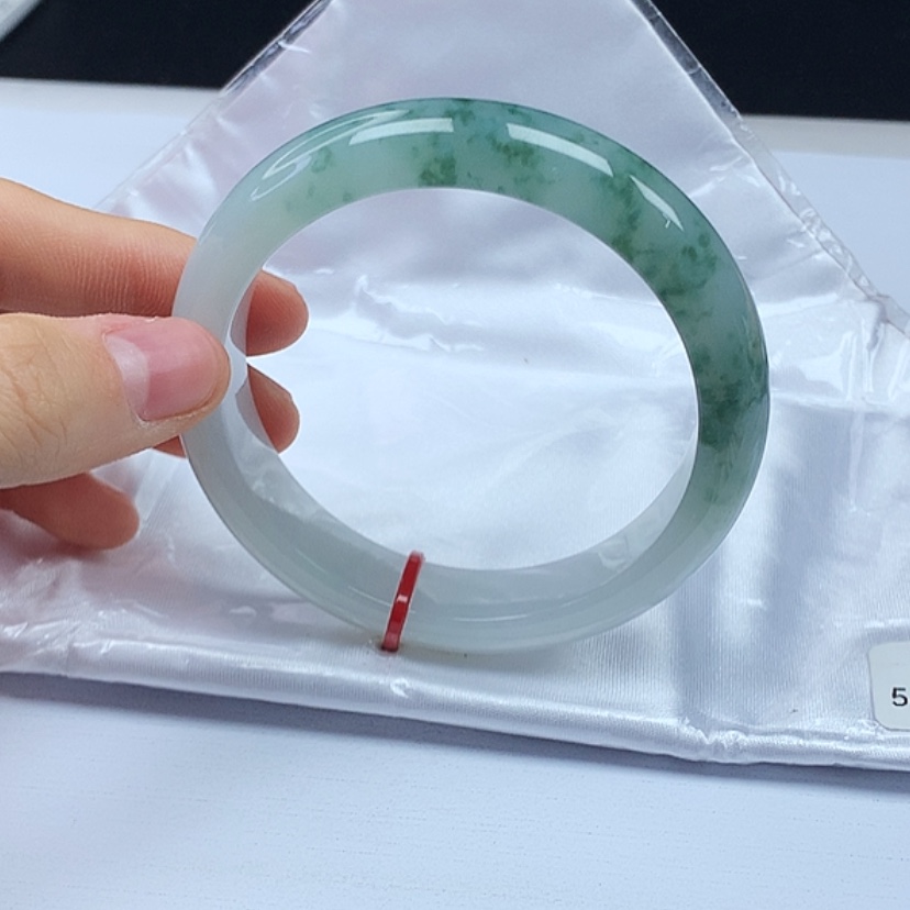 【闪购商品】翡翠手镯未镶嵌天然缅甸a货手镯54+