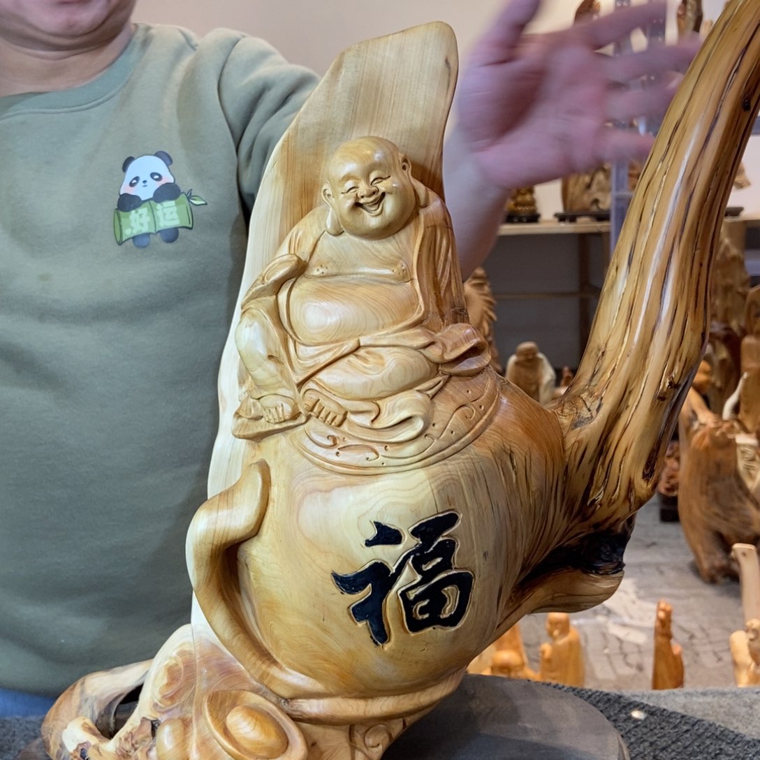 柏木（崖柏）太行崖柏根雕摆件