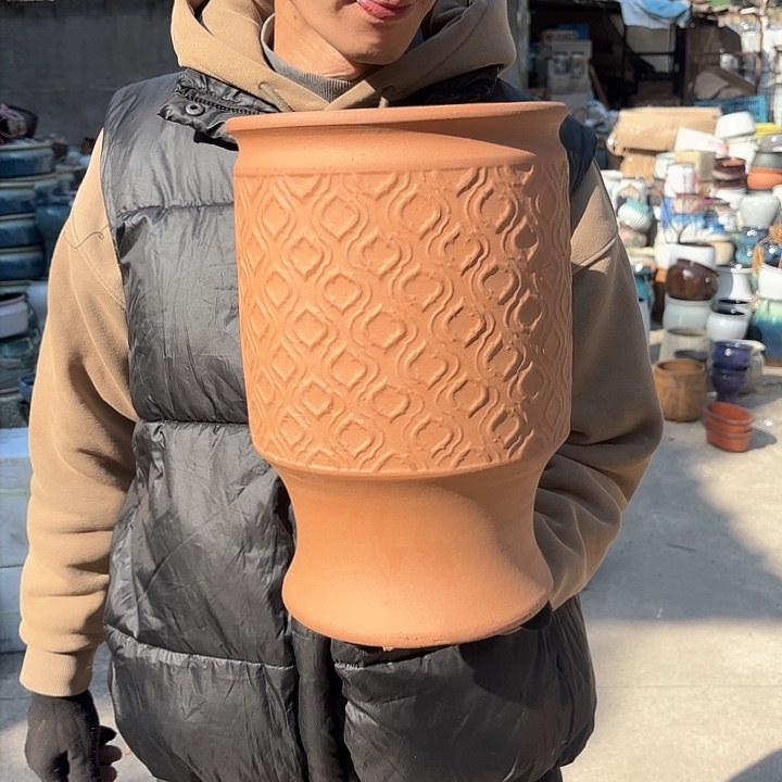 红陶红陶口径20高度30