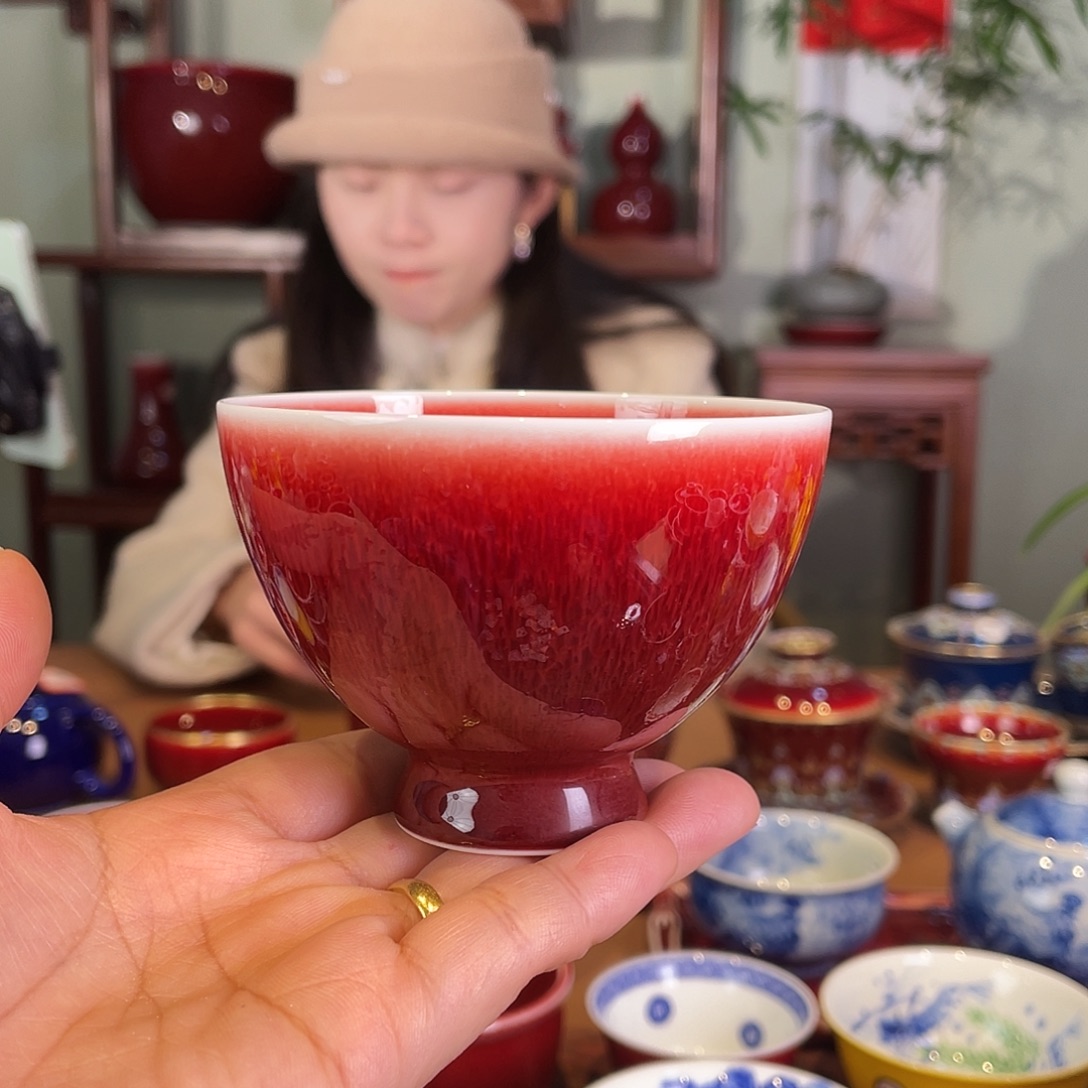 清欢雅玩原矿郎红福利杯
