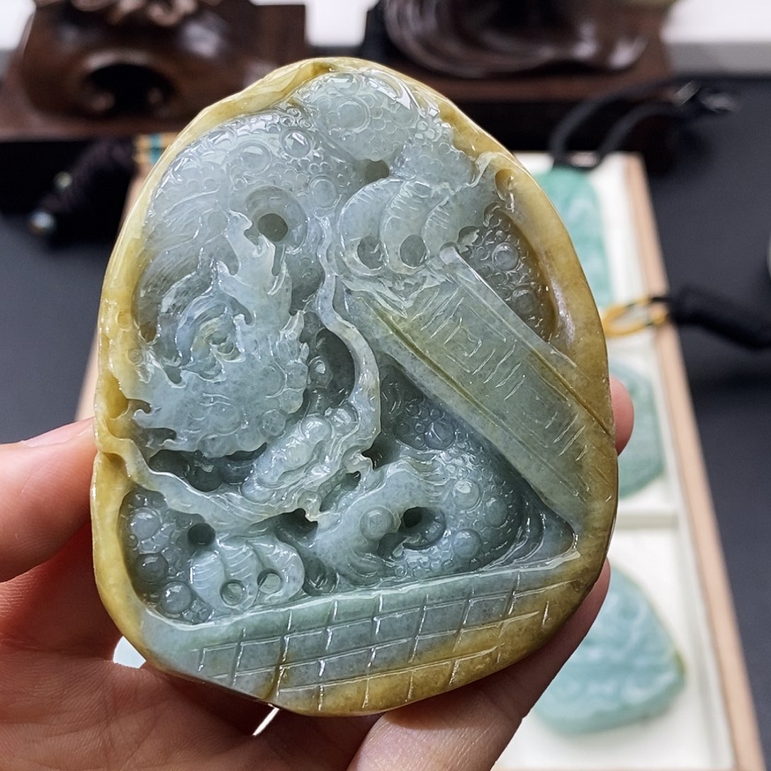 翡翠未镶嵌颈饰缅甸翡翠a货