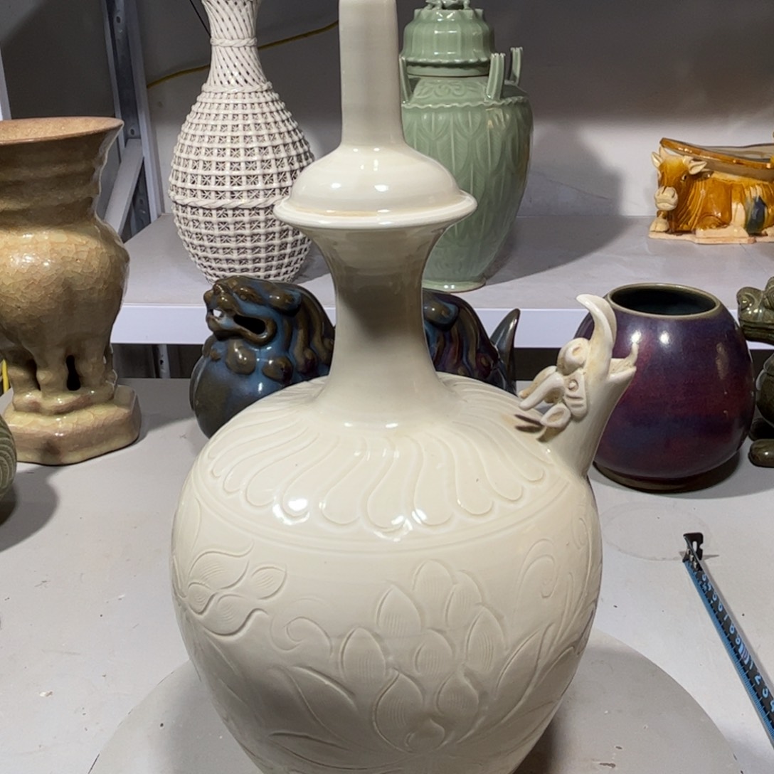 瓶定窑瓷器品相完美