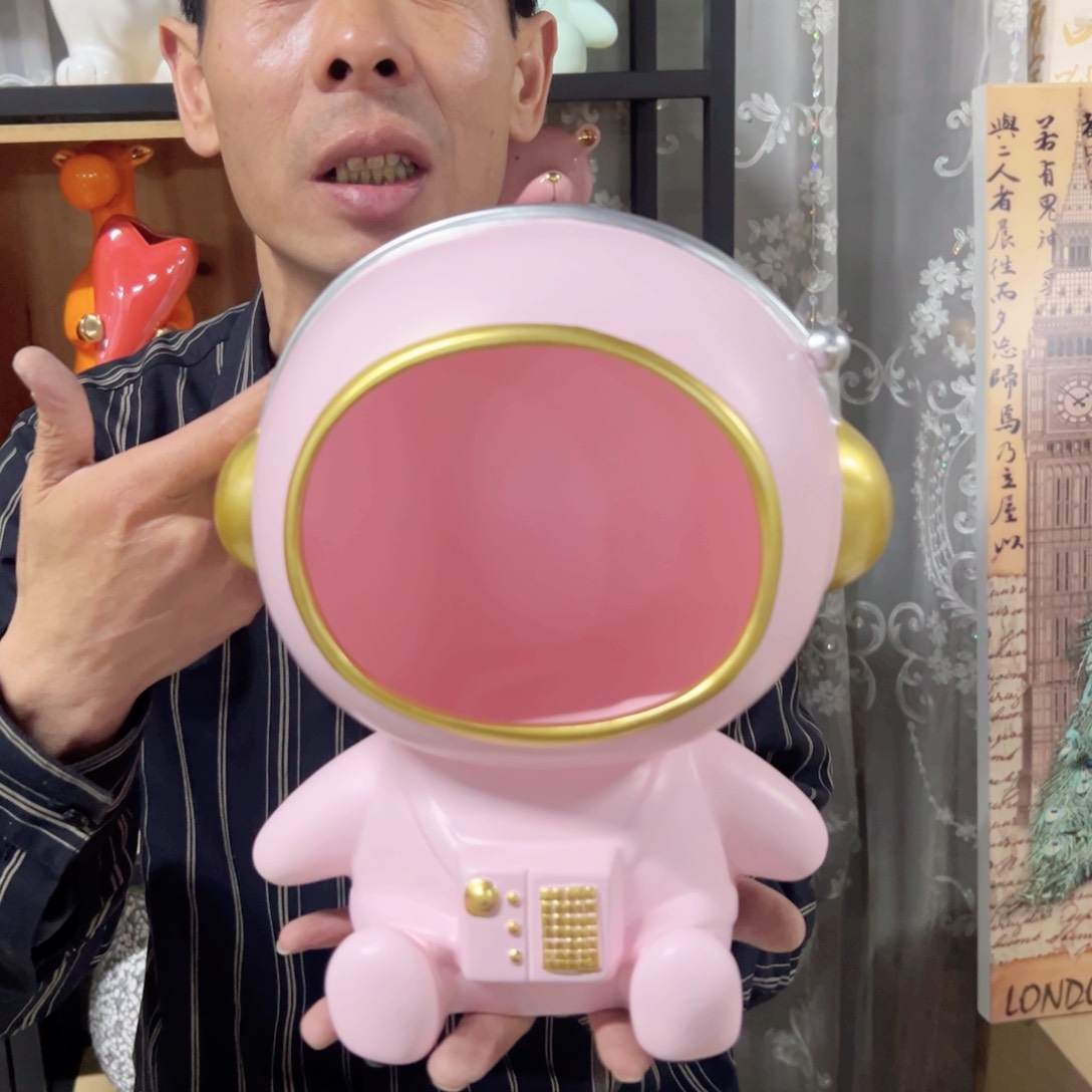 红陶红陶红陶红陶粉色太空人