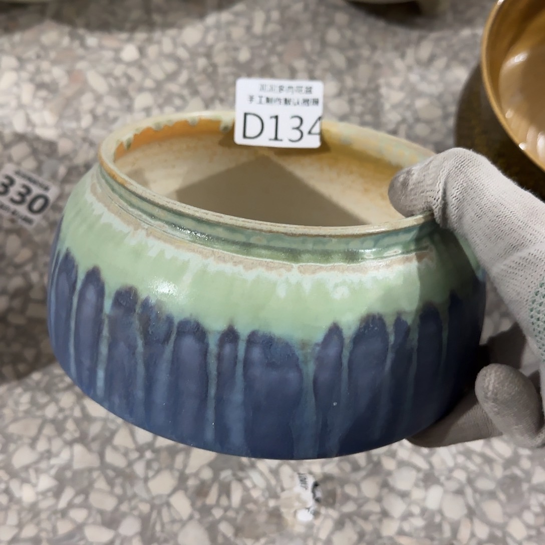 瓷片韶***货次品景德镇手工花盆